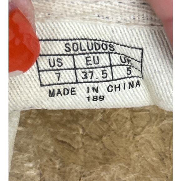 Saludos Womens 7 Black Cheers Champagne Bottle Glass Flats Slip On Espadrille - Picture 8 of 8